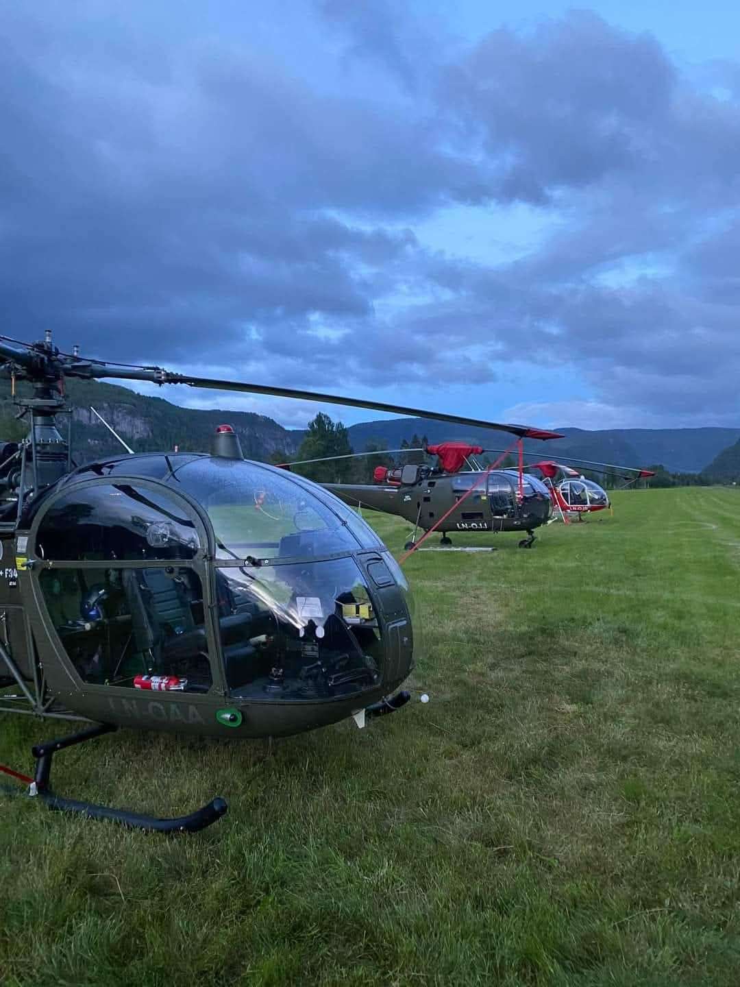 Helikopter- og flyinn på Ose flyplass